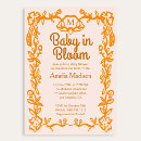 Search for love in bloom invitations Rustic