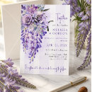 Search for wisteria wedding invitations Elegant