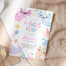 Search for axolotl birthday invitations Cute