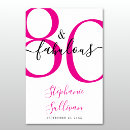Search for 80th birthday banners Eighty and fabulous