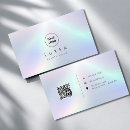 Search for holographic business cards Trendy hologram