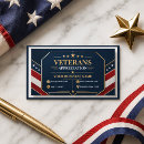 Search for veterans business cards Patriotic