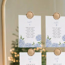 Search for guest names and table cards Flowers