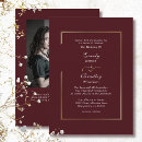 Search for red white gold invitations Classic