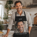 Search for black and white photo aprons Dad