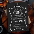 Search for whiskey label invitations For him