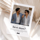 Search for best man proposal invitations For him