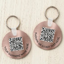 Search for rose round key rings Qr code