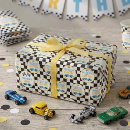 Search for race car wrapping paper Boys birthday