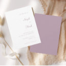 Search for mauve invitations Chic