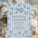 Search for coastal birthday invitations Seashells