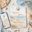 Search for shell bridal shower invitations Summer