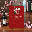 Search for retirement red wine invitations For her