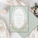 Search for sage green pink wedding invitations Elegant