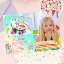 Search for rainbow skate invitations Pink