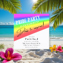 Search for pride party invitations Love is love