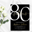 Search for fun 80th birthday invitations Eighty and fabulous