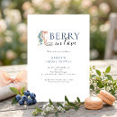 Search for blueberry bridal shower invitations Berry in love