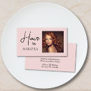 Search for haired business cards Chic