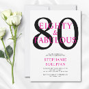 Search for 80 years invitations 80th