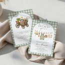 Search for farmers market baby shower invitations Gingham