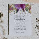 Search for amethyst wedding invitations Modern