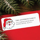 Search for cute santa claus return address labels Winter