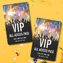 Search for all access pass id badges Music festival