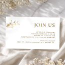 Search for gold foil wedding enclosure cards Minimalist