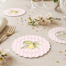 Search for pink lemon coasters Watercolor