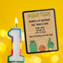 Search for basketball 1st birthday invitations First