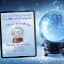Search for polar bear birthday invitations Snow
