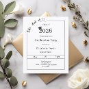 Search for black white graduation invitations Graduate