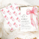 Search for pretty baby girl shower invitations Its a girl