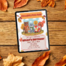 Search for fall birthday invitations Woodland