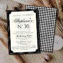Search for 28th birthday invitations Black and white
