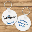 Search for fish symbols key rings Black