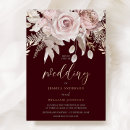 Search for burgundy and blush invitations Floral