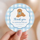 Search for thank you favors stickers Blue