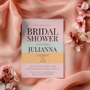 Search for bright bridal shower invitations Bold