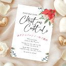 Search for poinsettia christmas invitations Botanical