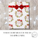 Search for wreath wrapping paper Botanical