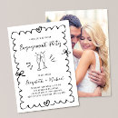 Search for festive engagement party invitations Whimsical