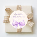 Search for lavender birthday stickers Purple
