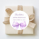 Search for lavender birthday stickers Purple