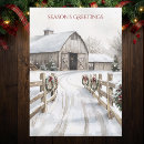 Search for country scene christmas cards Farmhouse