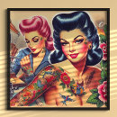 Search for vintage tattoo posters Old school tattoo