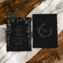 Search for black boho wedding invitations Floral
