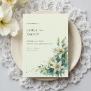 Search for lily of the valley wedding invitations White flowers