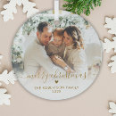 Search for elegant christmas tree decorations Family photo